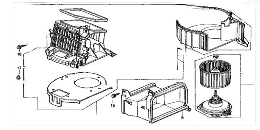 EG Heater Box Nuts/Screws